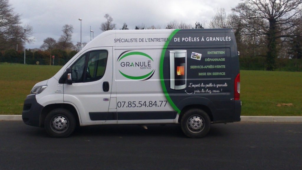 Nouvelle camionnette pour GRANULÉ SERVICE